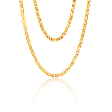 9ct Yellow Gold 45cm Curb Chain