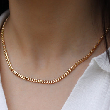 9ct Yellow Gold 45cm Curb Chain