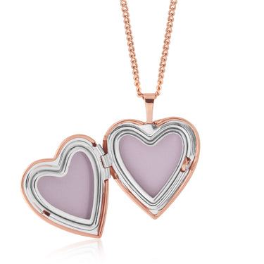 9ct Yellow Gold 20mm Heart Locket Pendant