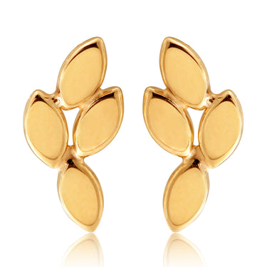 9ct Yellow Gold Spike Stud Earrings