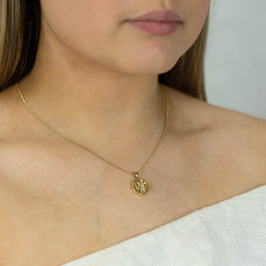 9ct Yellow Gold Saint Christopher Pendant