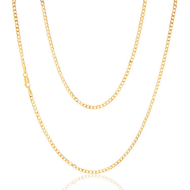 9ct Yellow Gold 60 Gauge 50cm Chain