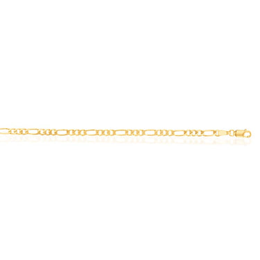 9ct Yellow Solid Gold 80 Gauge 19cm Bracelet