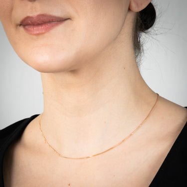 9ct Yellow Solid Gold 31 Gauge Curb 41cm Chain