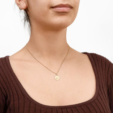 9ct Yellow Gold Zodiac Taurus Pendant