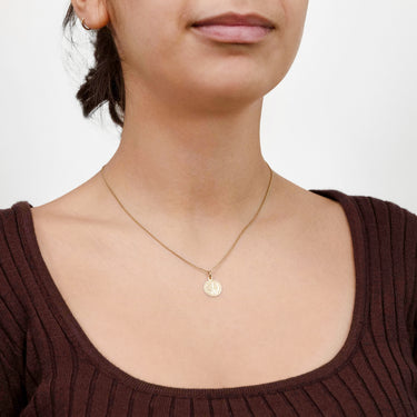 9ct Yellow Gold Zodiac Scorpio Pendant