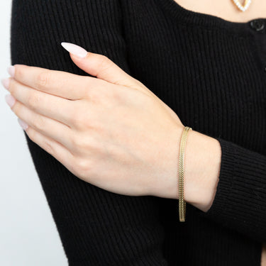 9ct Yellow Gold Fancy 19.10cm Bracelet