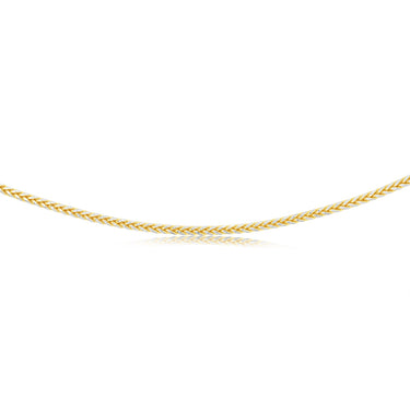 9ct Yellow Gold Fancy Two Tone 45cm Chain