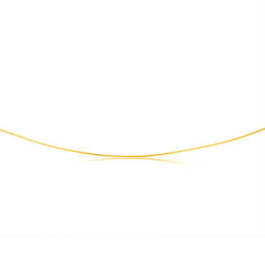 9ct Yellow Gold Fancy 25 Gauge 45cm Snake Chain