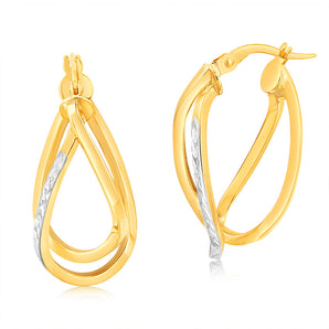 9ct Yellow Gold Fancy Earrings