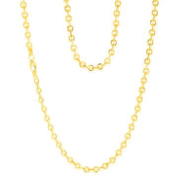 9ct Yellow Gold Belcher 45cm Chain
