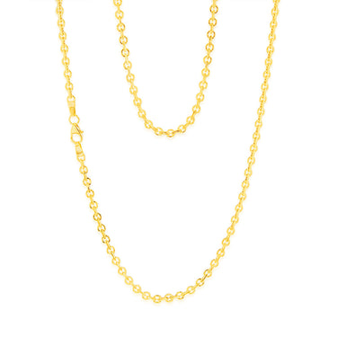 9ct Yellow Gold Belcher 45cm Chain