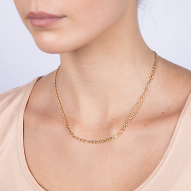 9ct Yellow Gold Belcher 45cm Chain