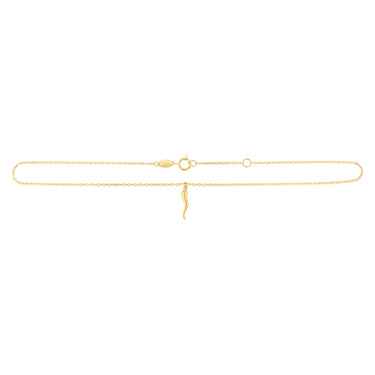 9ct Yellow Gold Horn Of Plenty 27cm Anklet