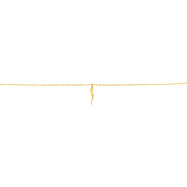9ct Yellow Gold Horn Of Plenty 27cm Anklet
