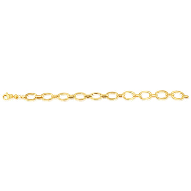 9ct Yellow Gold Fancy Belcher 20.3cm Bracelet