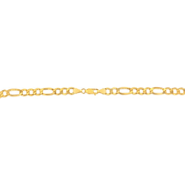 9ct Yellow Gold Diamond Cut 170 Gauge 1:3 Figaro 55cm Chain