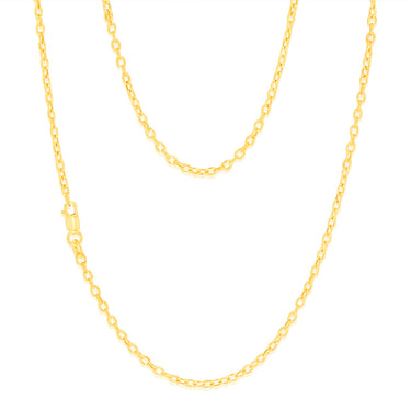 9ct Yellow Gold Belcher 60 Gauge 40cm Chain