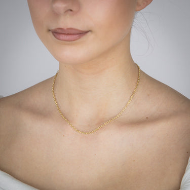 9ct Yellow Gold Belcher 60 Gauge 40cm Chain