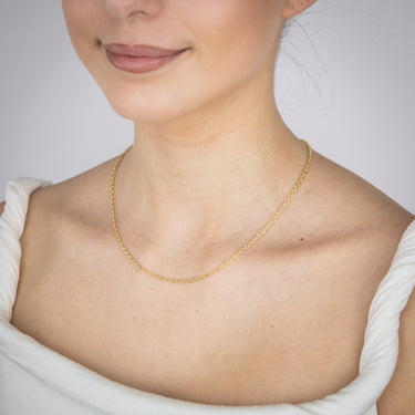 9ct Yellow Gold Belcher 60 Gauge 45cm Chain