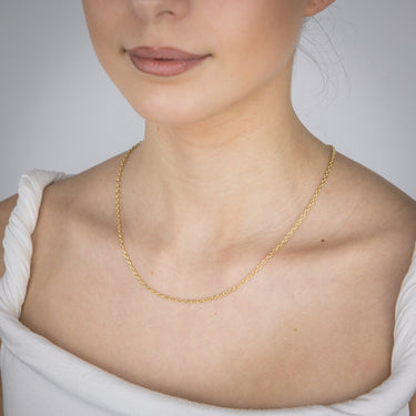 9ct Yellow Gold Belcher 60 Gauge 50cm Chain