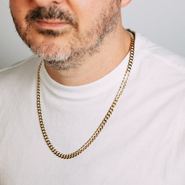 9ct Yellow Gold Extra Flat Curb 160 Gauge 60cm Chain