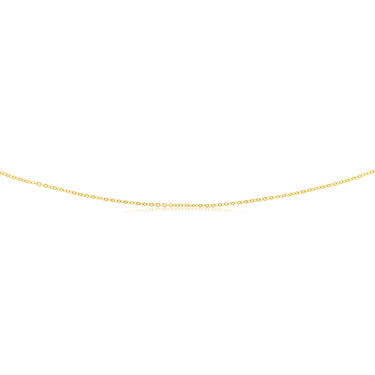 9ct Yellow Gold Fine 40+5cm Chain