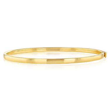 9ct Yellow Gold Square Bangle