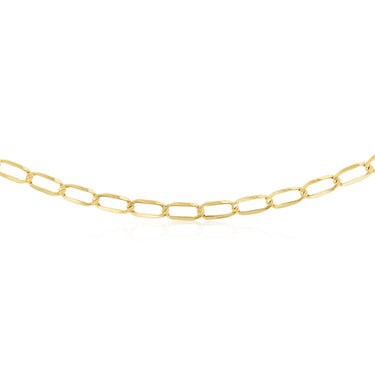 9ct Yellow Gold Hollow 55ccm Figaro Chain