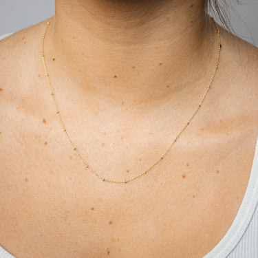 9ct Yellow Gold Fine 45cm Chain