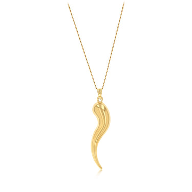 9ct Yellow Gold Chilli Pendant