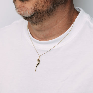 9ct Yellow Gold Chilli Pendant