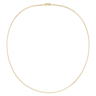 9ct Yellow Gold 45cm Omega Chain