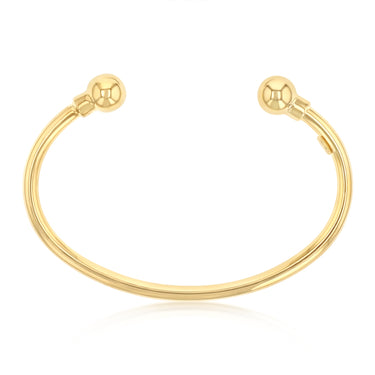 9ct Yellow Gold Torque Baby Bangle