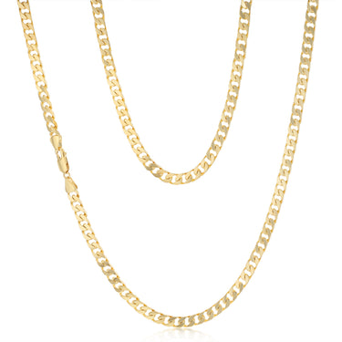 Curb 60cm Chain in 9ct Yellow Gold