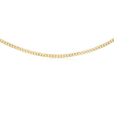 Curb 55cm Chain in 9ct Yellow Gold