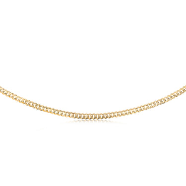 Flat Curb 50cm Chain in 9ct Yellow Gold