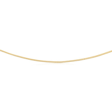 9ct Yellow Gold Snake 45cm Chain