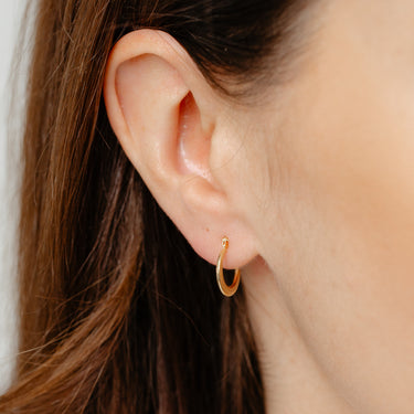 9ct Yellow Gold Fancy Creole Hoop Earrings