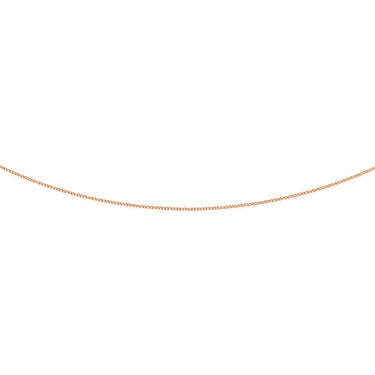 9ct Yellow Gold 22 Gauge Curb 41cm Chain