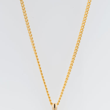 9ct Yellow Gold Teardrop Zirconia Pendant