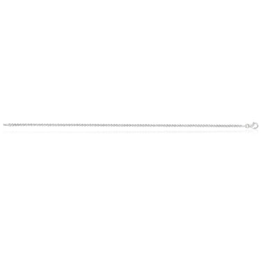 9ct White Gold 19cm Zirconia Tennis Bracelet