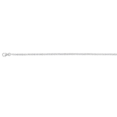 9ct White Gold Cubic Zirconia 19cm Fancy Bracelet