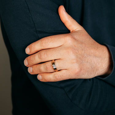 9ct Yellow Gold Cubic Zirconia Ring