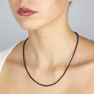 Black Spinel Pear Shaped in Sterling Silver