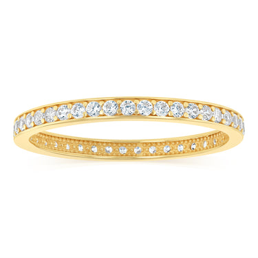 Zirconia Ring in 9ct Yellow Gold