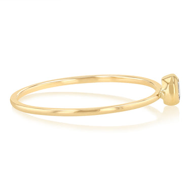 Cubic Zirconia Ring in 9ct Yellow Gold