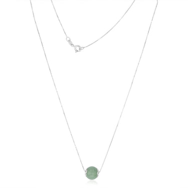 10mm Jade Chain in Sterling Silver