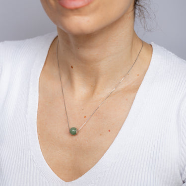 10mm Jade Chain in Sterling Silver