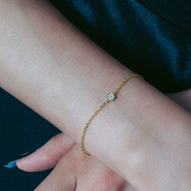 Gold Dotti Bracelet - IB202G